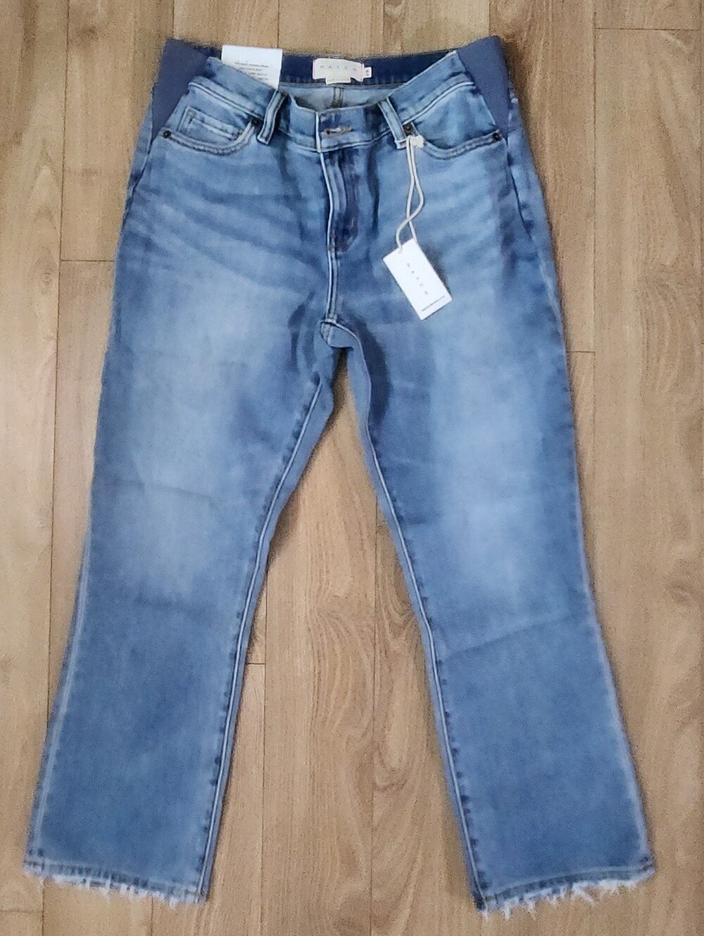 Hatch Maternity Jeans Light Wash / Size: 28 / NWT - Picture 1 of 8
